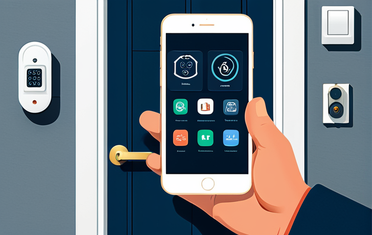 스마트홈 애플리케이션 사용법 - Family-Friendly Smart Home Scene**

*Prompt:* A brightly lit, modern living room showcasing a divers...