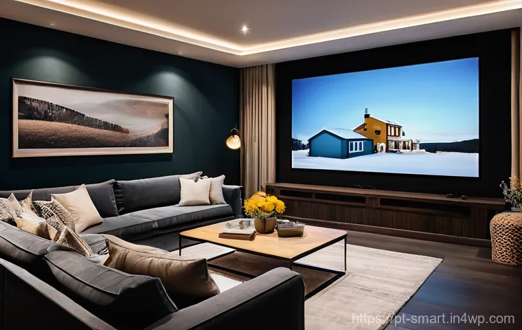 스마트홈 기기와 사용자 맞춤형 설정 - **Prompt: Peaceful Smart Home Morning Awakening**
    "A serene and elegantly designed modern bedroo...