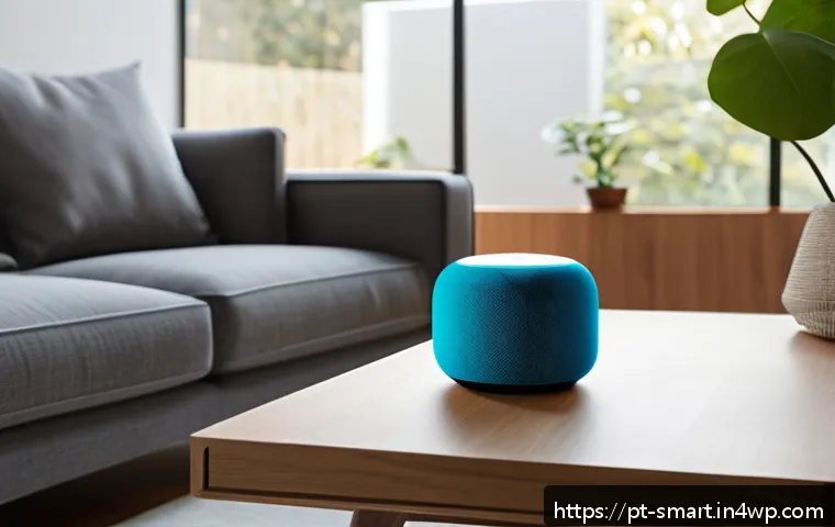 스마트홈 환경을 위한 새로운 기술 - A modern Brazilian living room showcasing an integrated smart home setup with a Google Nest Hub on a...